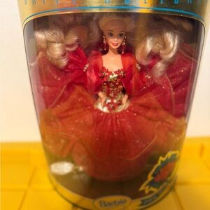 Barbie Festive Doll in Sparkling Red and Gold